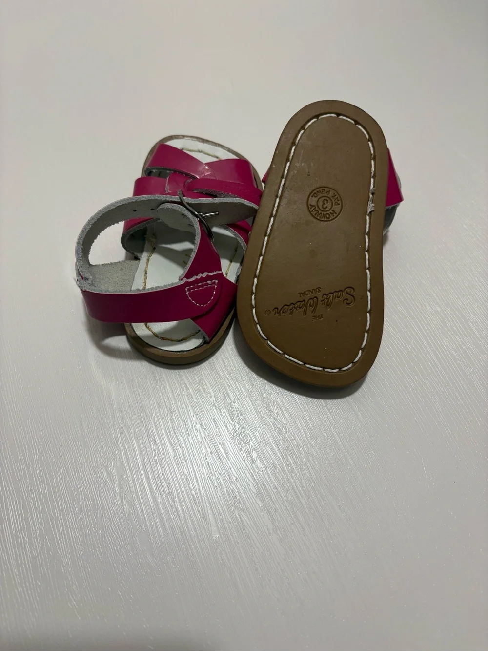 Pink Saltwater sandals